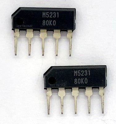 Linear IC Variable Output Voltage regulator IC M5231 SIP5 Mitsubishi