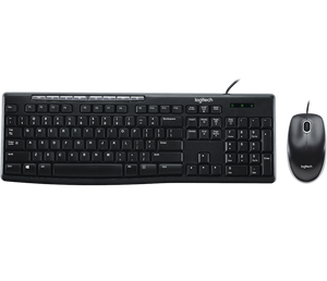 Logitech Media Combo MK200  Wired combo with music controls