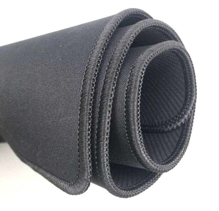 Anti Slip Ergonomic Gaming Mousepad 300 x 680 x 3mm Black with Black Trim