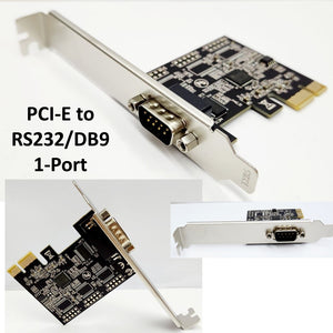 PCI-E to RS232 1Port / 2Port  / PCIE to Serial Port  / DB9