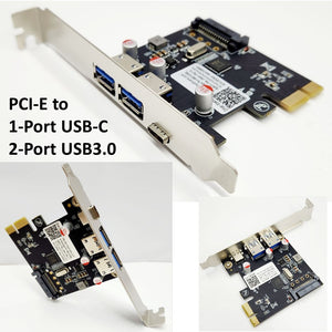 PCI-E to USB3.0 / PCI-E to USB C / PCIE