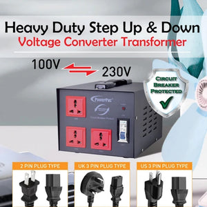 Powerpac AC 100V~230V Transformer 5000 Watts Step up Step down / ST5000