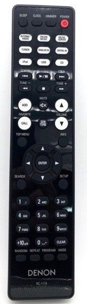 Remote Control AV Receiver RC1174 Denon