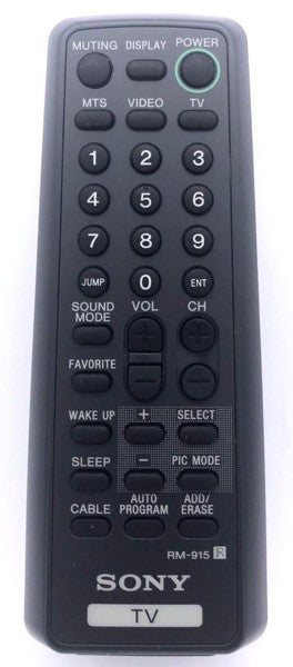Genuine CRT TV Remote Control RM915 141841711 Sony