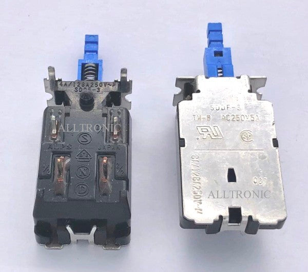 Genuine TV Power Switch / On/Off Switch SDDF-3 / SDDF3 4pin PCB Mount TV8 8A250VAC ALPS