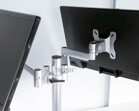 LCD LED Flat Panel Table base / 2 Monitor Table Base Bracket Left/Right Mount 400MM STZM03D