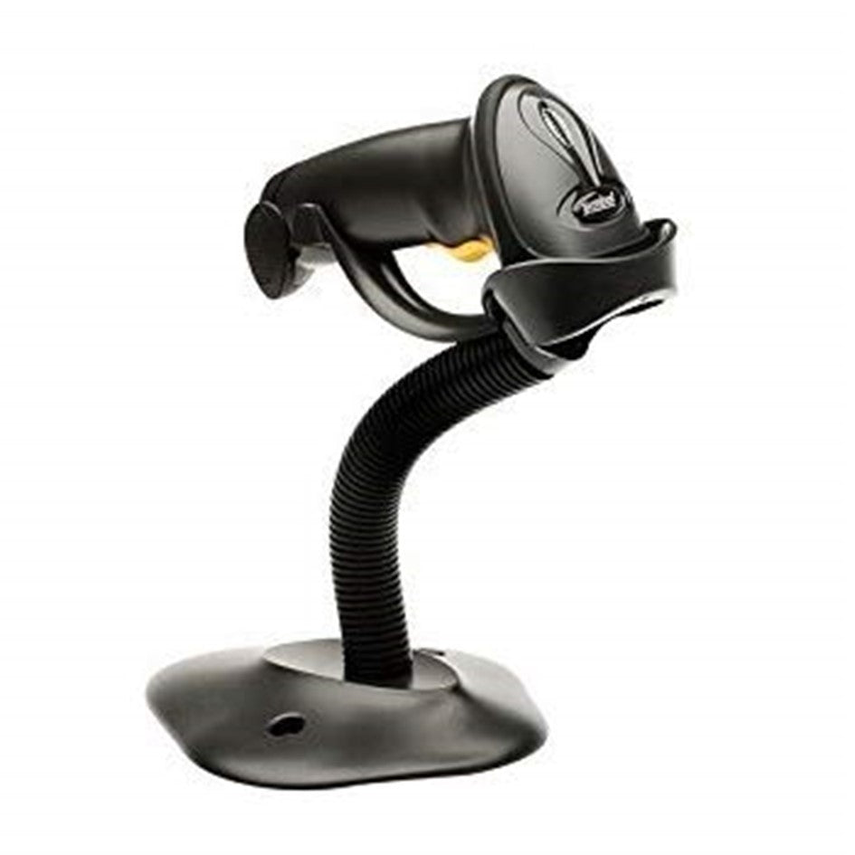 Zebra LS2208 Barcode Scanner - 1D scanning with Stand