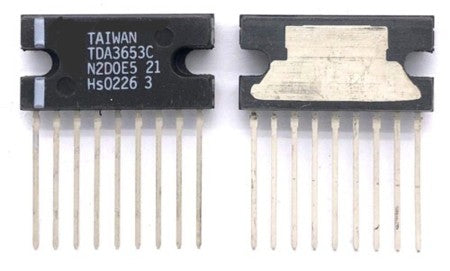 Replacement CRT TV Vertical Deflection IC TDA3653C SIP9