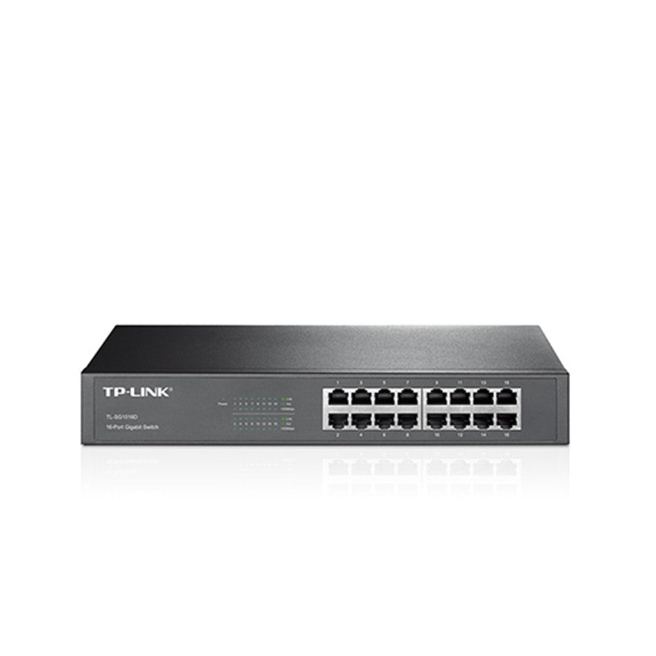 TP-Link TL-SG1016D 16-Port Gigabit Desktop/Rackmount Switch