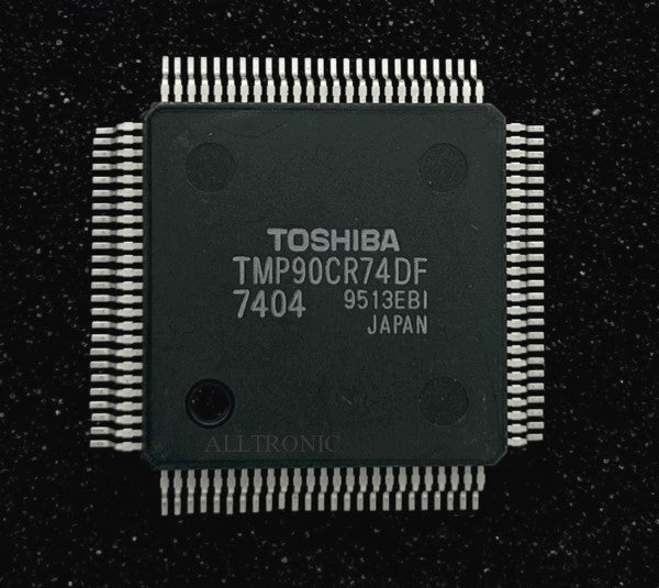 Color TV/VCR Controller IC TMP90CR74DF-7404 QFP100 Toshiba
