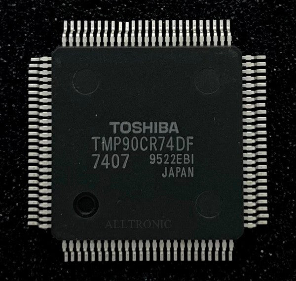 Color TV/VCR Controller IC TMP90CR74DF-7407 QFP100 Toshiba