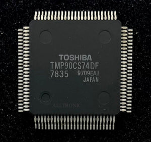 Color TV/VCR  Controller IC TMP90CS74DF-7835 QFP100 Toshiba