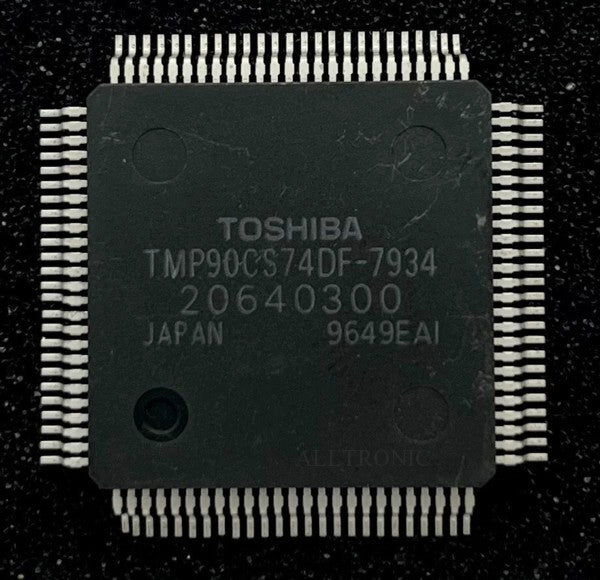 Color TV/VCR Controller IC TMP90CS74DF-7934 QFP100 Toshiba