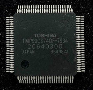 Color TV/VCR  Controller IC TMP90CS74DF-7934 QFP100  Toshiba