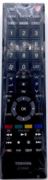 Genuine LED/LCD TV Remote Control CT95002 / CT-95002 Toshiba