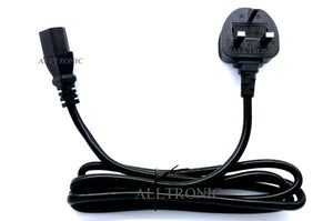 Power Cord 3Pin UK to C13 / UK-C13 1.8Meter 1.0mm2 with Safety Approved Mark UBILL