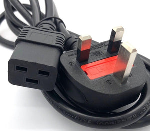 Power Cord 3Pin UK to C19 1.8Meter 3x1.5mm2 Cord with Safety Approved Mark Ubill