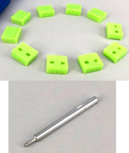 USB Blocker - Pack of 10 (with screw tip) code: Green