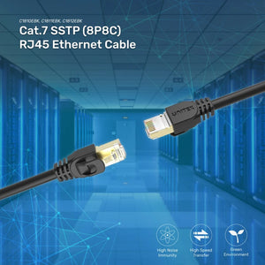Cat7 2Meter SSTP RJ45 (8P8C) Ethernet Cable  Unitek C1810EBK