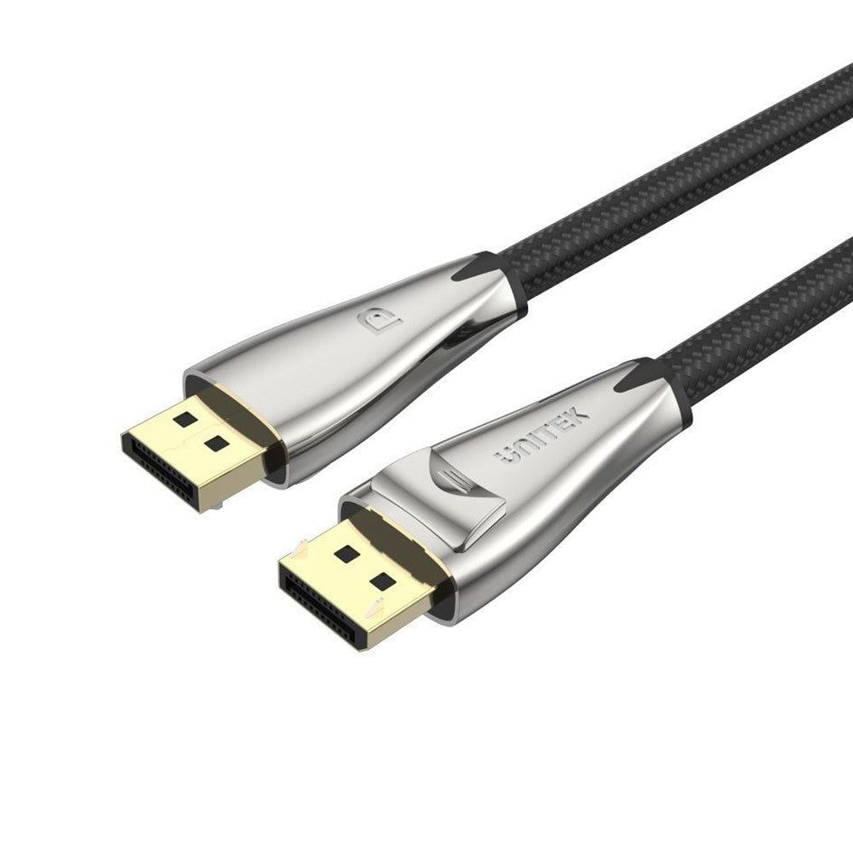 DisplayPort 1.4 Cable 8K 1M / 1.5M / 2M / 3M (8K@60Hz , 4K@ 144Hz , 1440p @240Hz ) Unitek 8K DP