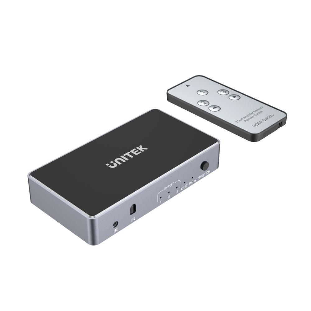 HDMI 1.4B Switch 3In 1Out /4K HDMI 3 to 1 Switch Unitek V1111A