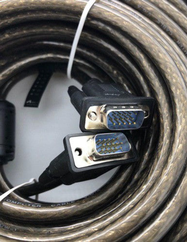 VGA to VGA Cable 10M - Male/Male (Filter Coiled) DV10
