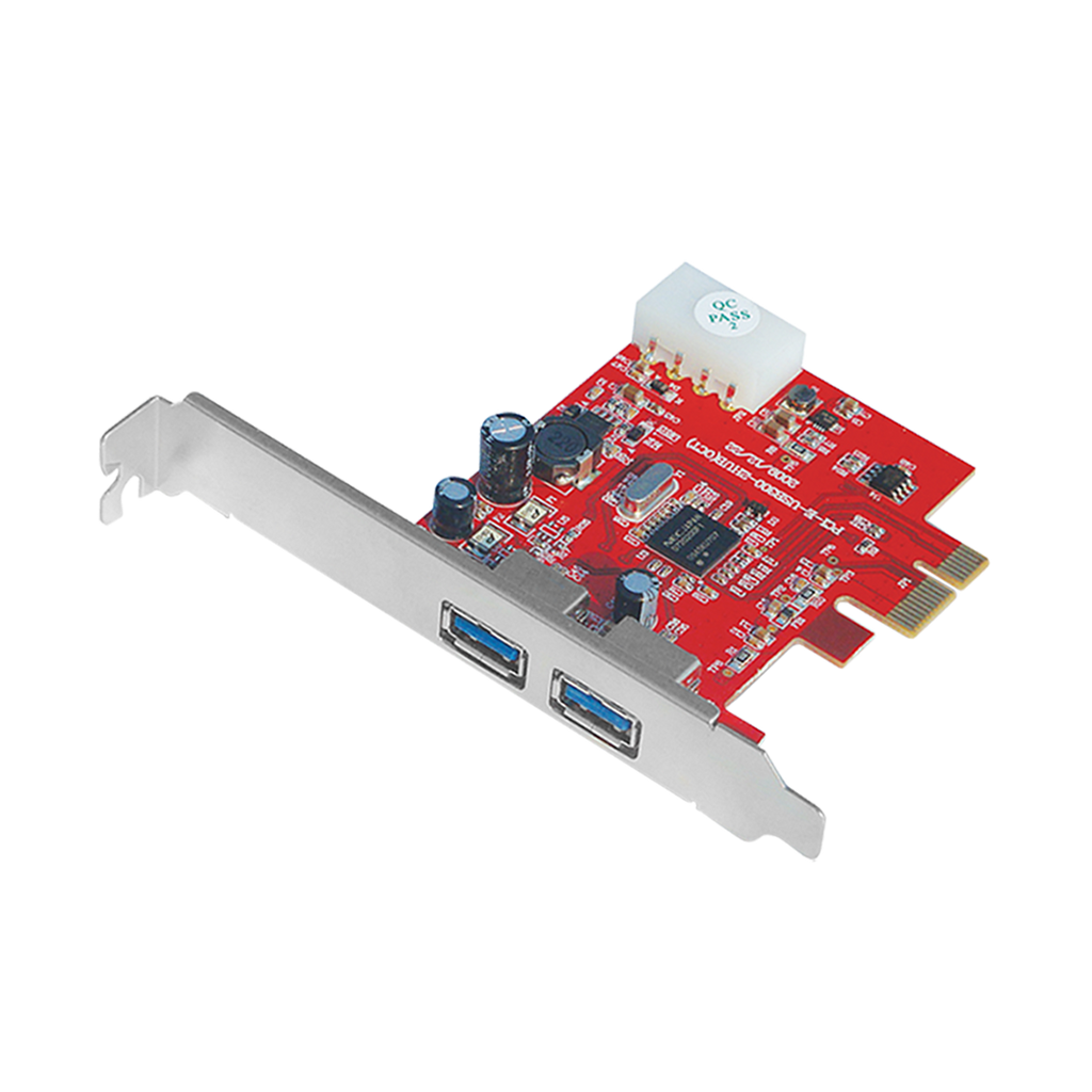 Unitek Y7301 Card Pci-E To Usb3.0- 2Port (Nec Chipset)