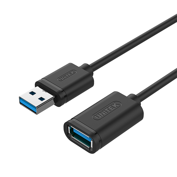 USB3 Extension Cable Male to Female 2 Meter / USB3 2Meter M/F Extension Cable Y-C459GBK Unitek