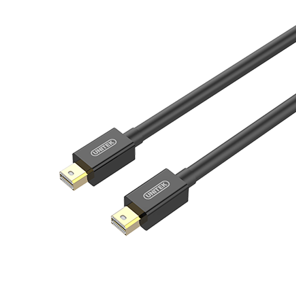 Mini Displayport to Mini Displayport Male 2meter MiniDP Cable M/M  2Meter Unitek Yc613Bk