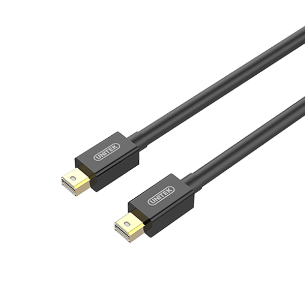 Mini Displayport to Mini Displayport Male 2meter MiniDP Cable M/M 2Meter Unitek Yc613Bk