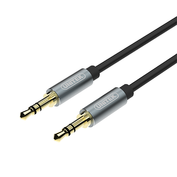 Premium Aux 3.5mm Audio Cable 3.5mm Male to Male (M/M) 1Meter Y-C926ABK Unitek