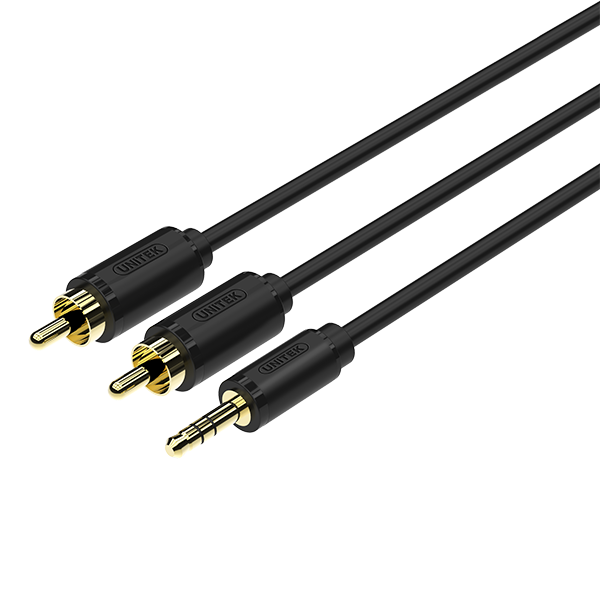 Premium Aux Audio Cable 3.5mm to 2 RCA 1.5m Y-C938BK Unitek