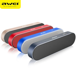 Awei Speaker Bluetooth Wireless Built-in Microphone Y220 (Blue and Red) Clearence!