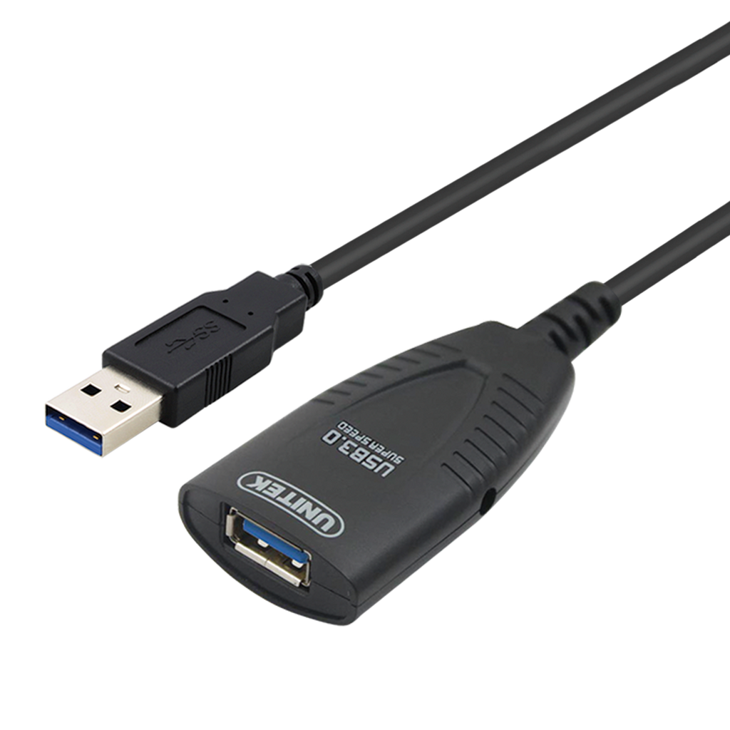 USB 3.0 M/F Male / Female Active Extension Cable 5Meter Y3015 Unitek - EOL