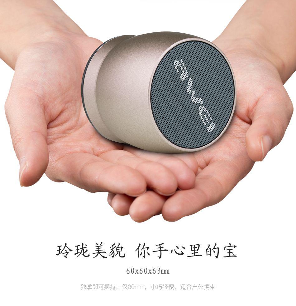 Awei Y500 Wireless Speaker Bluetooth with Built-in Microphone (Grey/Gold/Silver)