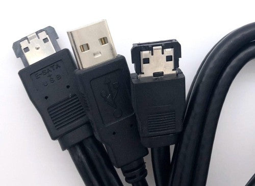 Cable Esata to Esata Female +USB A Male 1Meter YC302 Unitek- Clearance Price!