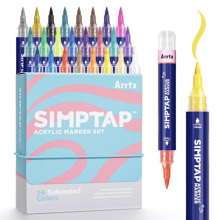 Arrtx Acrylic 24 Marker Simptap