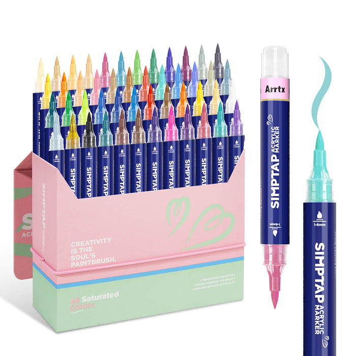 Arrtx Acrylic 48 Marker Simptap