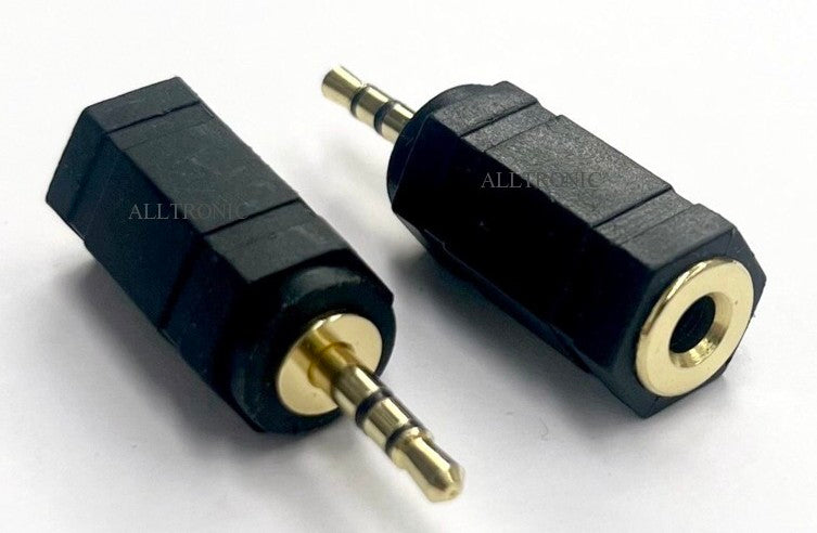 Adaptor / Connector 2.5mm Male to 3.5mm Female (Stereo)