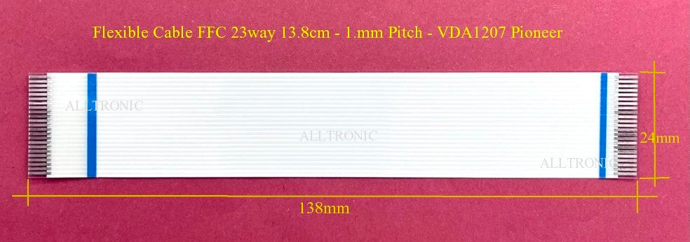 Flexible cable FFC 23way 138mm x 24mm for Pioneer CLD3080 VDA1207