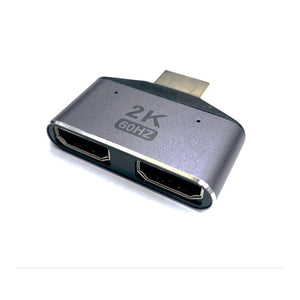 2K 60HZ HDMI Splitter 2 port Adaptor / Connector HDMI Male to 2 Female Adapter/ HDMI Splitter 2 port