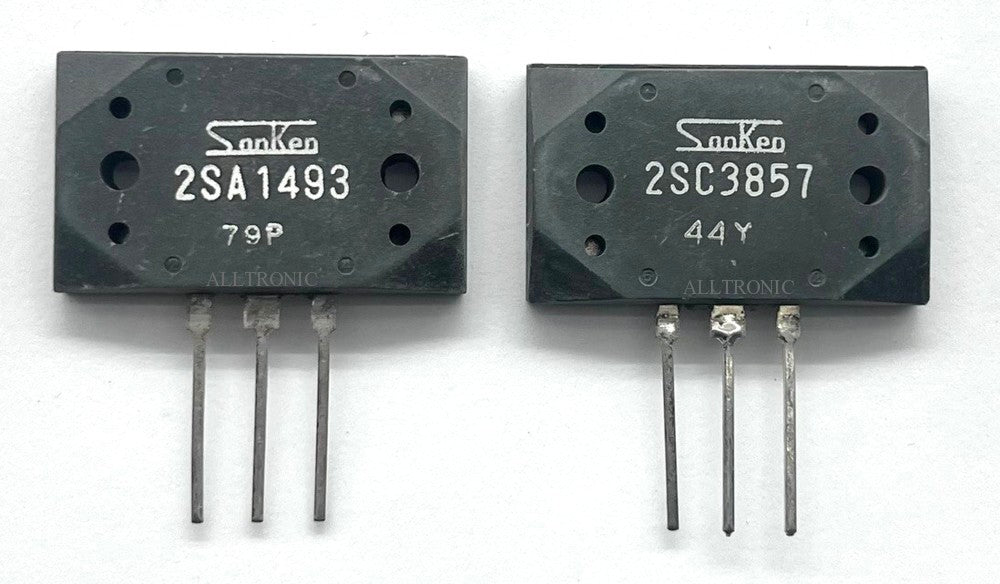 Original Audio Power Amplifier Transistor 2SA1493-P / 2SC3857 Y-Rank Sanken Japan