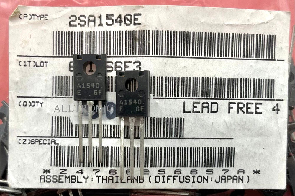 Original HD CRT Display Video Output Transistor 2SA1540-E / A1540 TO126 Sanyo
