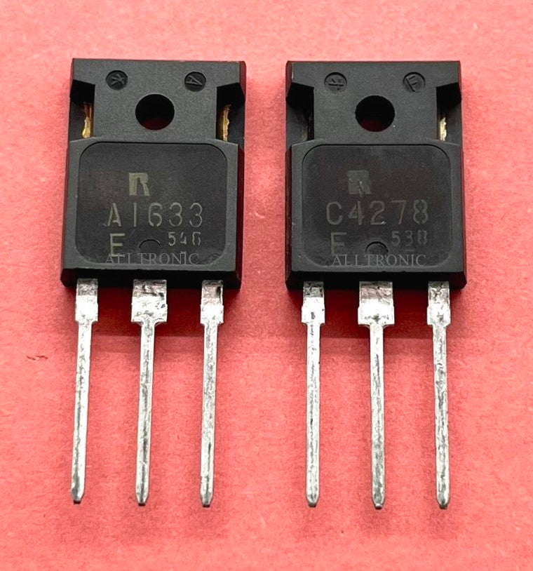 Genuine Silicon High Power Output Transistor 2SA1633 / 2SC4278 E Rank TO247 Rohm