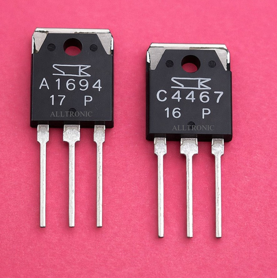 Original Audio Power Amplifier Transistor 2SA1694 / 2SC4467 - P Rank Sanken Japan