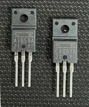 Original Power Switching Amplifier Transistor 2SA1859A / 2SC4883A TO220F Sanken