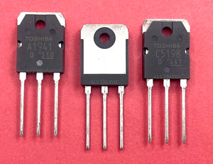 Genuine Audio Power Amplifier Transistor 2SA1941 / 2SC5198 TO3PI  Pair / Toshiba