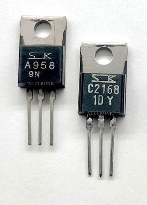 Genuine Silicon PNP Power Transistor Transistor 2SA958 / 2SC2168 TO220 Sanken