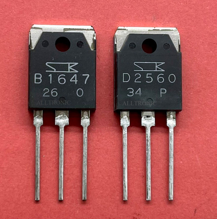 Transistor B1647 D2560 2SB1647 2SD2560 TO-247, 10 Stück Set Für Elektronik Projekte True-RMS Stromzange Transistor B1647 D2560 2SB1647 2SD2560 TO-247, 10 Stück Set Für Elektronik Projekte True-RMS Stromzange