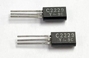 Original BW Tv Video Output Transistor 2SC2229 Y Rank  TO92 Toshiba